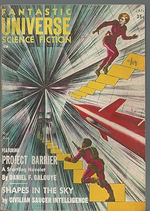 Fantastic Universe: Vol. 9 Number 1, January 1958:; Project Barrier; et al