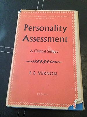 Personality Assessment : a Critical Survey