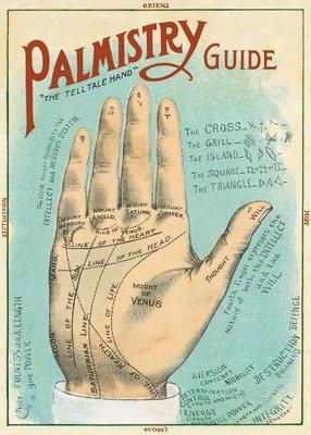 Cavallini Papers & Co. Inc, Palmistry Wrap, 20x28 inches (WRAP/Palm)