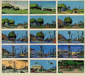 A Short History of America - 15 Panel Poster R. Crumb