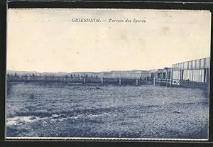 Carte postale Griesheim, Terrain des Sports