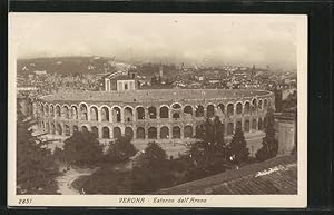 Cartolina Verona, Esterno dell'Arena