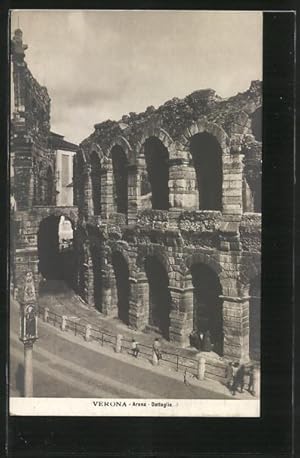 Cartolina Verona, Arena Dettaglio