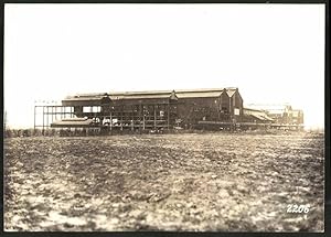 Photo 1.WK, Fotograf unbekannt, Ansicht Chauny, Beschuss deutscher Truppen 1917, vue de eine Fabrik