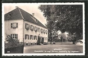 Ansichtskarte Munchen Schwabing Aumeister Im Englischen Garten