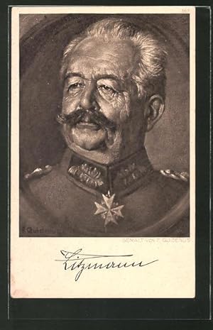 Künstler-Ansichtskarte General von Litzmann