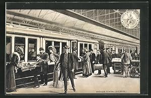 Postcard Liverpool, Riverside Station, Bahnhof