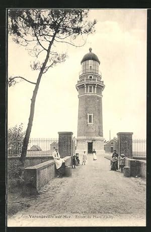 Carte postale Varengeville-sur-Mer, Entrée du Phare d`Ailly, phare