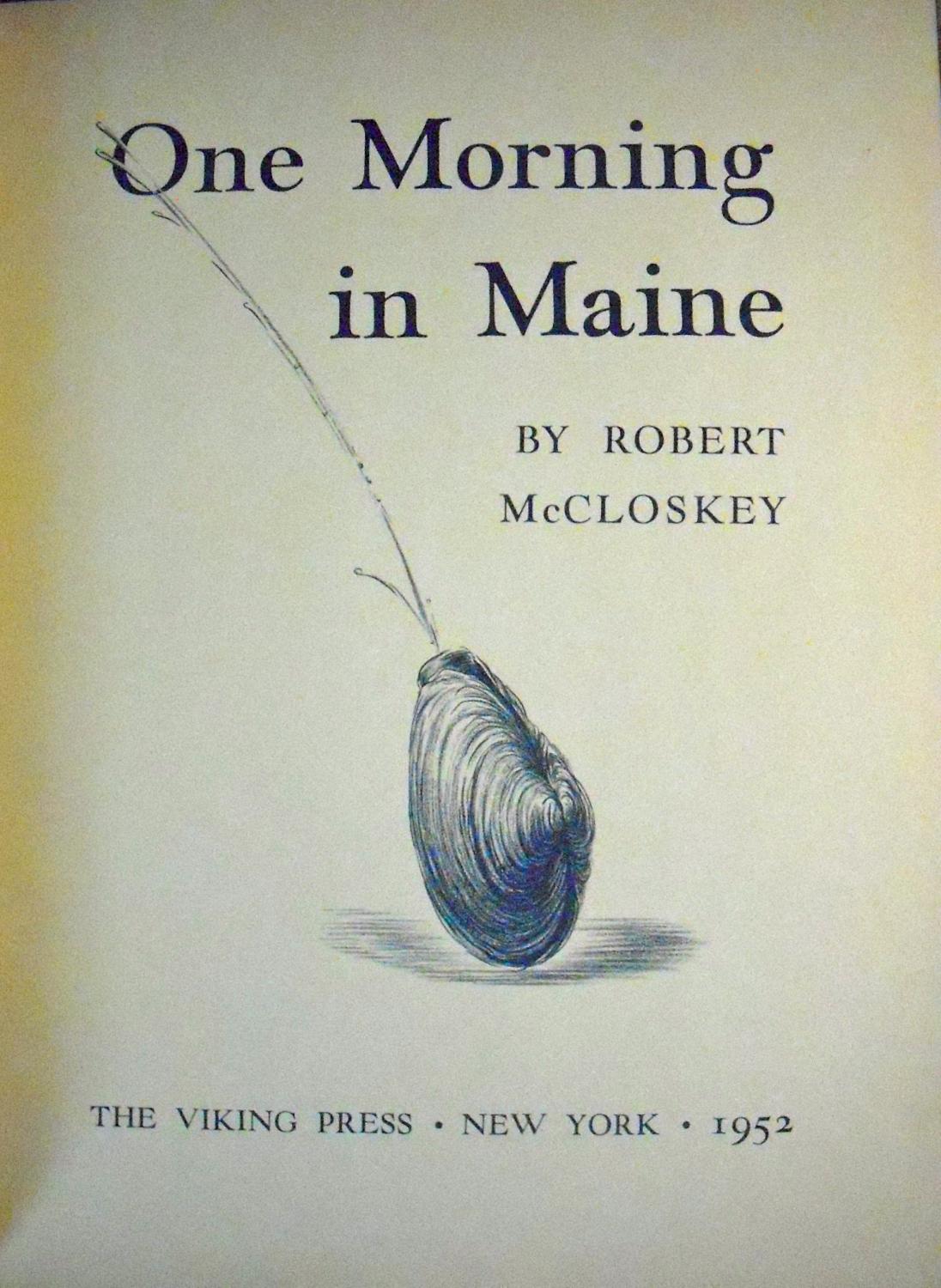 one morning in maine one morning in maine