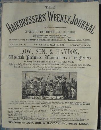 The Hairdressers Weekly Journal 6 May 1882 Vol 1 No 1 By Anon