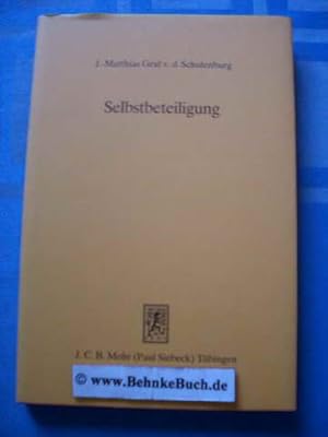 Selbstbeteiligung : theoretische und empirische Konzepte für die Analyse ihrer Allokations- und V...