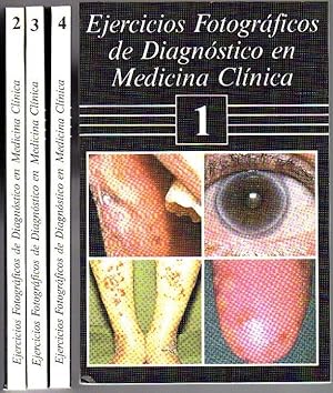 Ejercicios fotográficos de diagnóstico en medicina clínica (4 tomos)