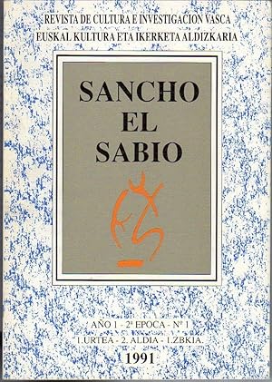 SANCHO EL SABIO. Año 1 - 2ª Época - Nº 1. Revista de Cultura e Investigación Vasca