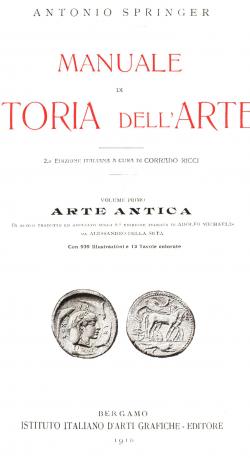 Manuale di Storia dell'Arte - 4a edizione italiana a cura di Corrado Ricci - Volume secondo Arte ...