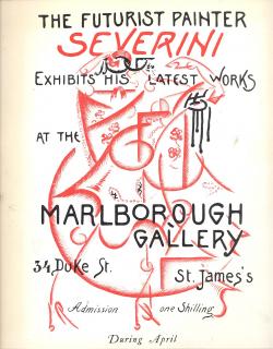 The futurist painter Severini exhibits his latest works Marlborough Gallery 34 Duke St. St. James...