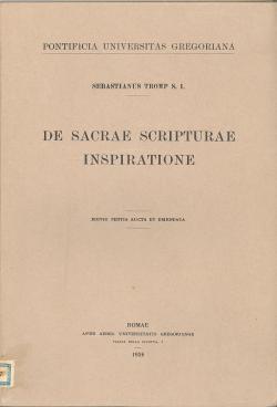 De Sacrae Scripturae inspiratione