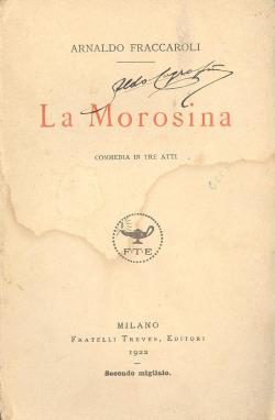 La Morosina Commedia in tre atti