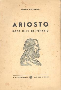 Ariosto dopo il IV centenario