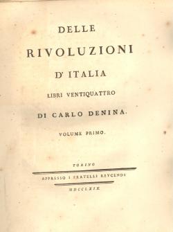 DELLE RIVOLUZIONI D'ITALIA Libri ventiquattro