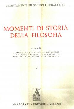 Momenti di storia della filosofia