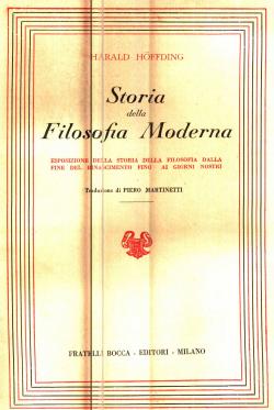 Storia della filosofia moderna - esposizione della storia della filosofia dalla fine del rinascim...