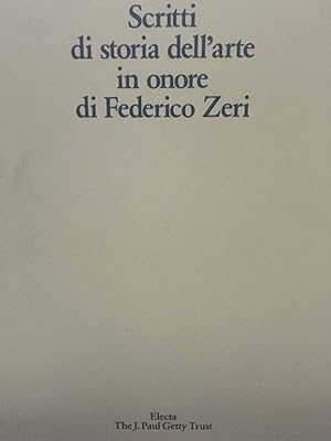 Scritti di storia dell'arte in onore di Federico Zeri