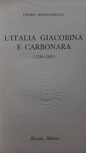 L'Italia Giacobina e Carbonara (1789-1831)