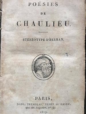 Poésies de Chaulieu (unito a: Poésies choisies du Marquis de La Fare)