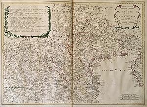 Nouvelle Carte geographique et historique de l'  Italie Feuille premier Les provinces ci-devant v...