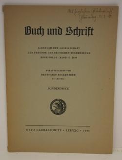 Neues von alter Einbandkunst. Zum Jahrbuch der Einbandkunst 1937.