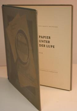 Papier unter der Lupe. Papierprüfungen.