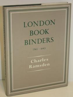 London Bookbinders. 1780-1840.