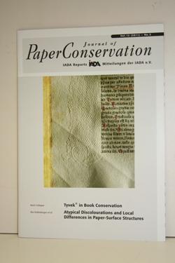 Papierrestaurierung. (ab 2010) Journal of Paperconservation. Mitteilungen der IADA.