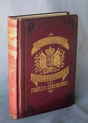 Dictionnaire Genealogique Des Familles Canadiennes, Volume 4