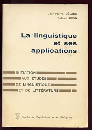 La Linguistique et ses Applications