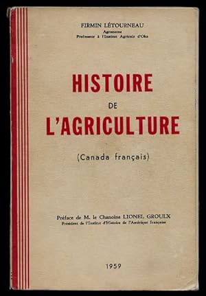 Histoire De L'agriculture (Canada français)