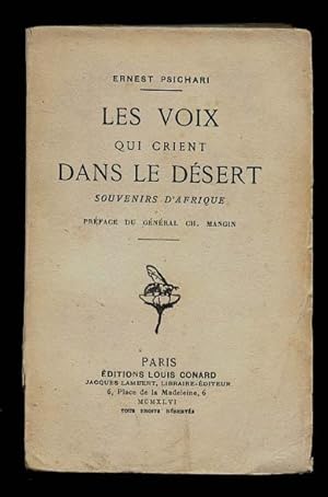 Les Voix Qui Crient Dans Le Désert Souvenirs d'Afrique