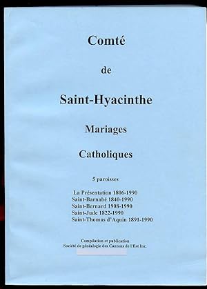 (St-Hyacinthe) Marriages of 5 parishes