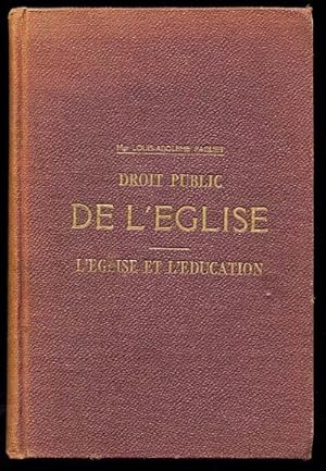 Droit Public De L'église L'église et L'éducation