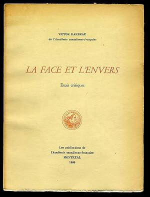 La Face et L'envers Essais Critiques