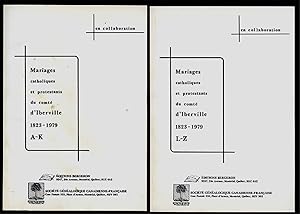 Mariages Catholiques et Protestants Du comté d'Iberville 1823-1979