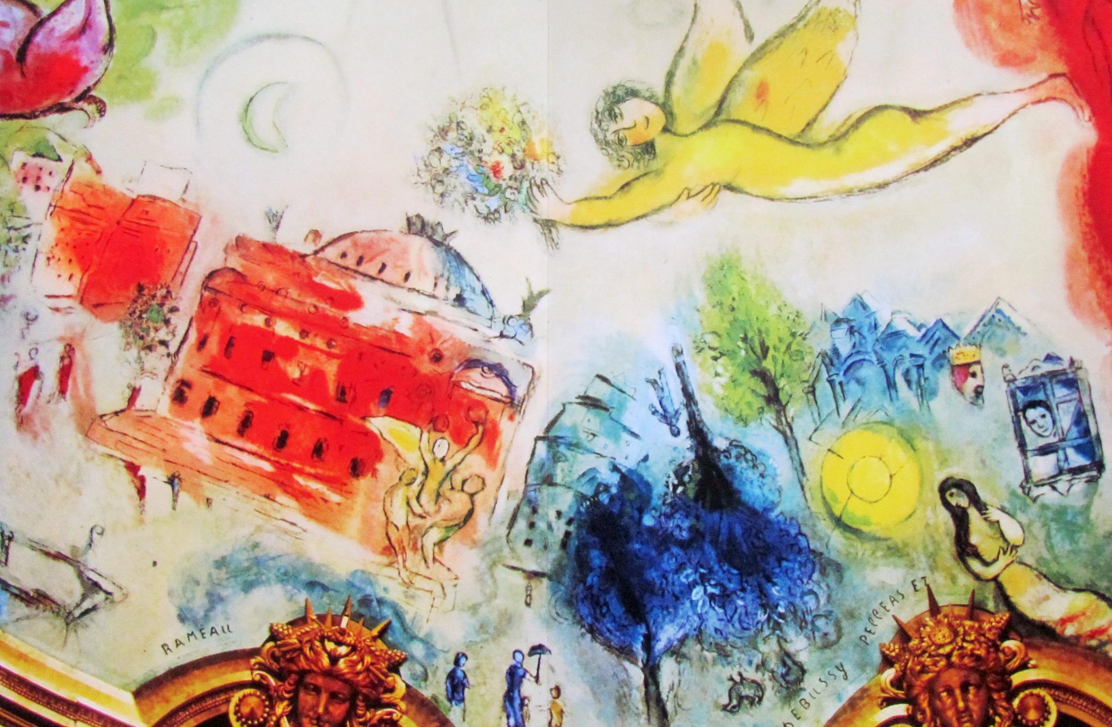 Paris Opera Ceiling 4 By Marc Chagall Le Plaford De L Paris Opera Ceiling 4 Marc Chagall