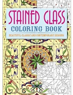 lets take a break stained glass coloring books stained glass coloring and art book series