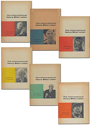 The International Henry Miller Letter, No. 1, June 1961; No. 2, December 1961; No. 3, August 1962; No. 4, December 1962; No. 5, August 1963; No. 6, April 1964