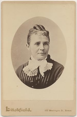 [Cabinet Photograph]: Mrs. James A. Garfield