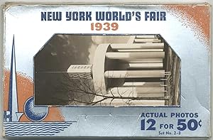 (Photo Post Cards): New York World's Fair 1939 Actual Photos. 12 for 50 Cents