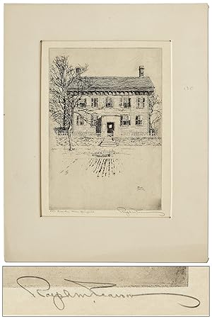 [Original Etching]: "Lincoln's House, Springfield"