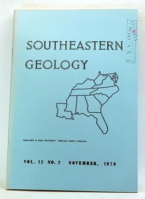 Southeastern Geology, Volume 12, Number 2 (1970)