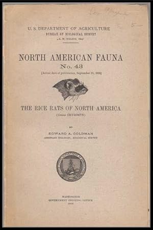 U. S. Department of Agriculture Bureau of Biological Survey, North American Fauna No. 43 (Septemb...