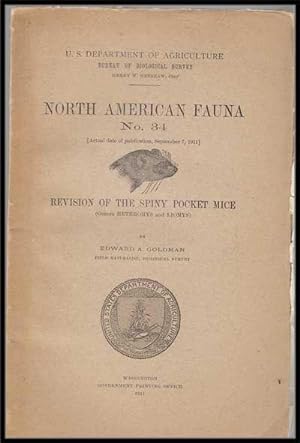 U. S. Department of Agriculture Bureau of Biological Survey, North American Fauna No. 34 (Septemb...